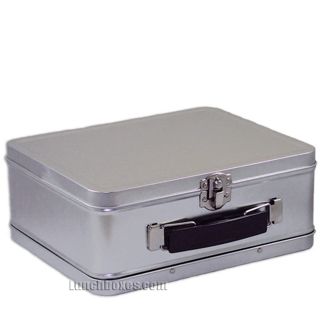Medium Plain Metal Lunch Boxes - Case of 36 - Image 4