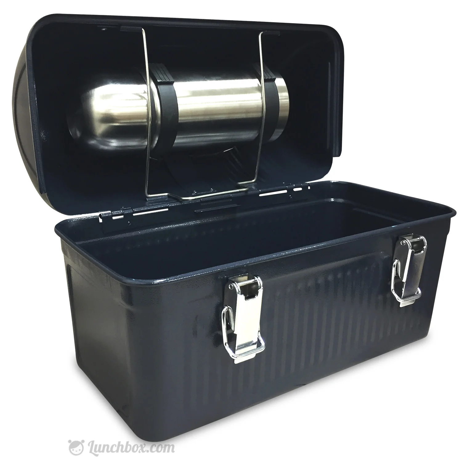 Black Dome Lunch Box and Flask - Image 6