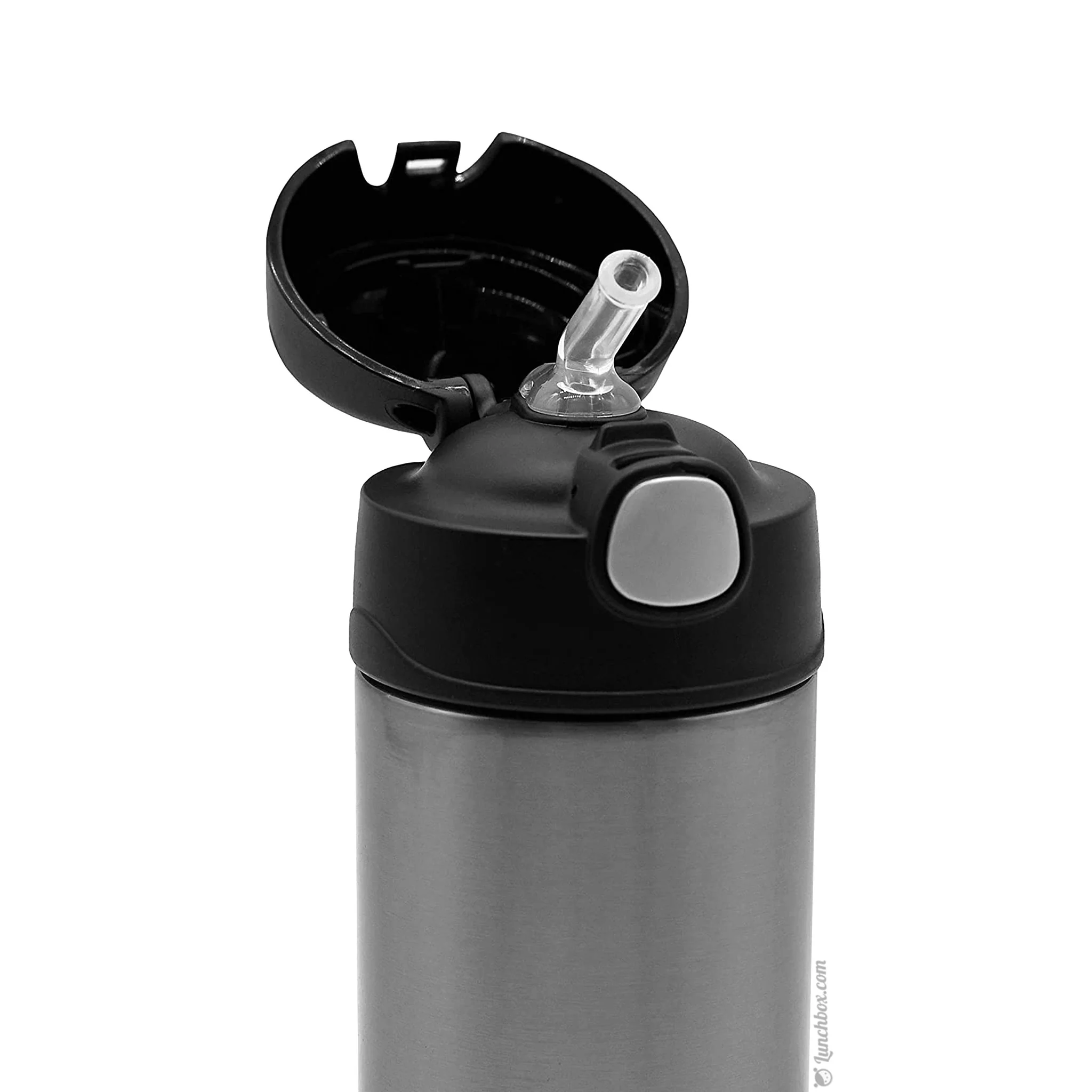 Kids Drink Thermos Bottle - Black - Image 4