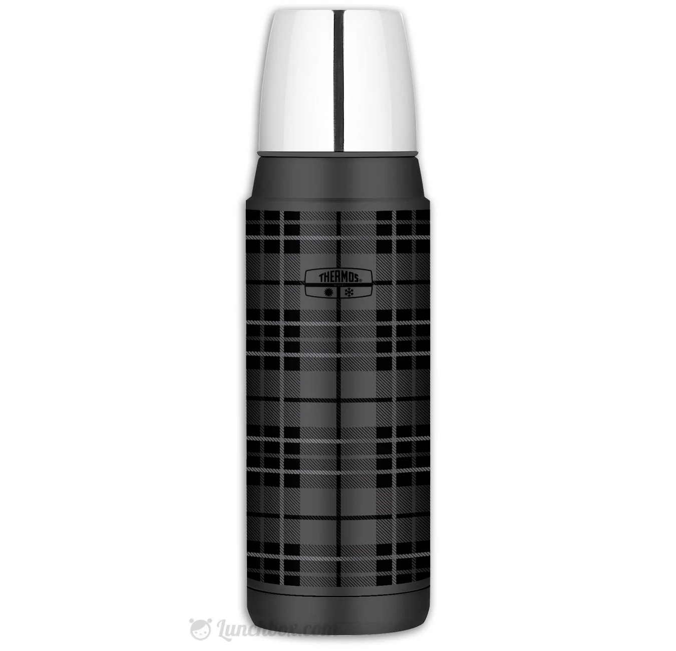 Black Dome Lunch Box with Thermos Bottle - Image 3