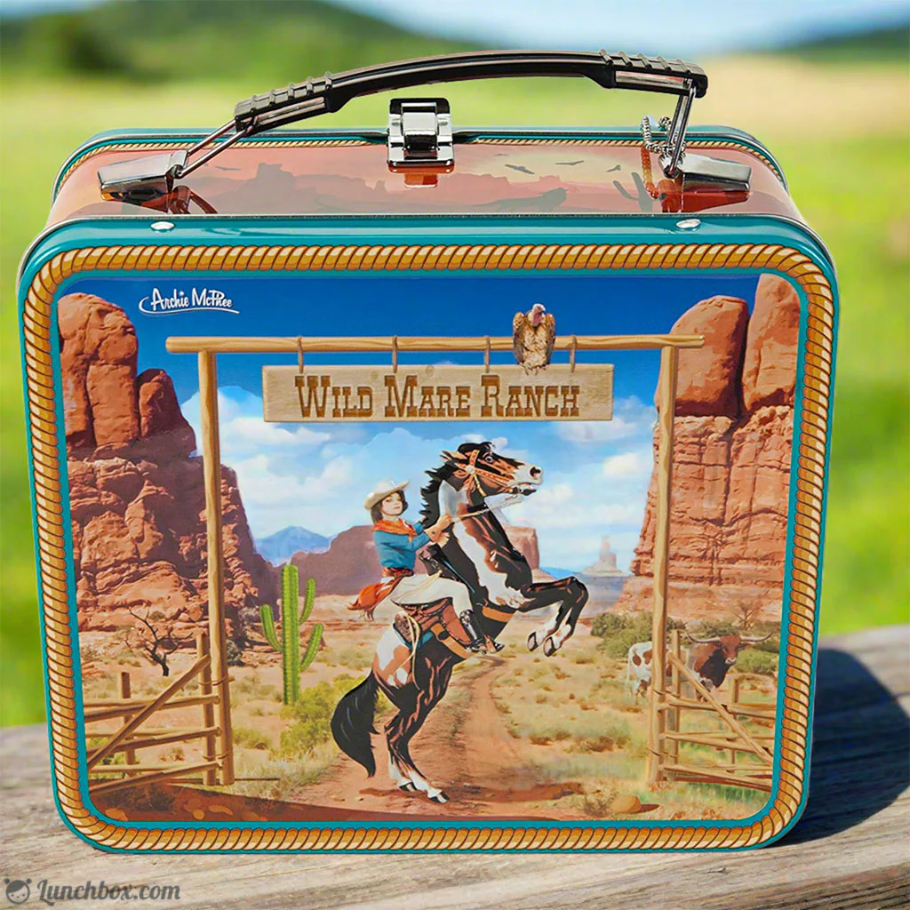 Cowgirl Metal Lunch Box - Image 3