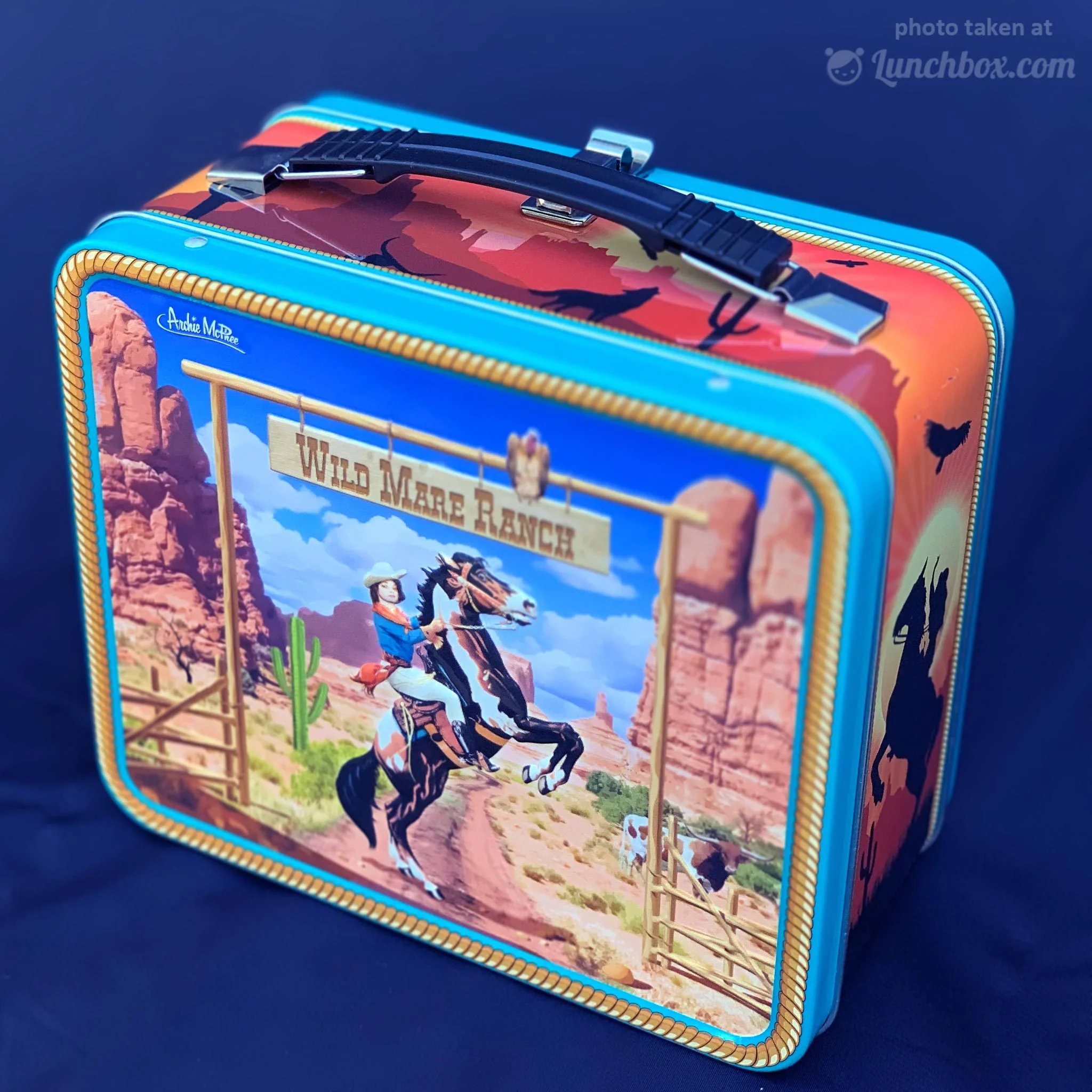 Cowgirl Metal Lunch Box - Image 7