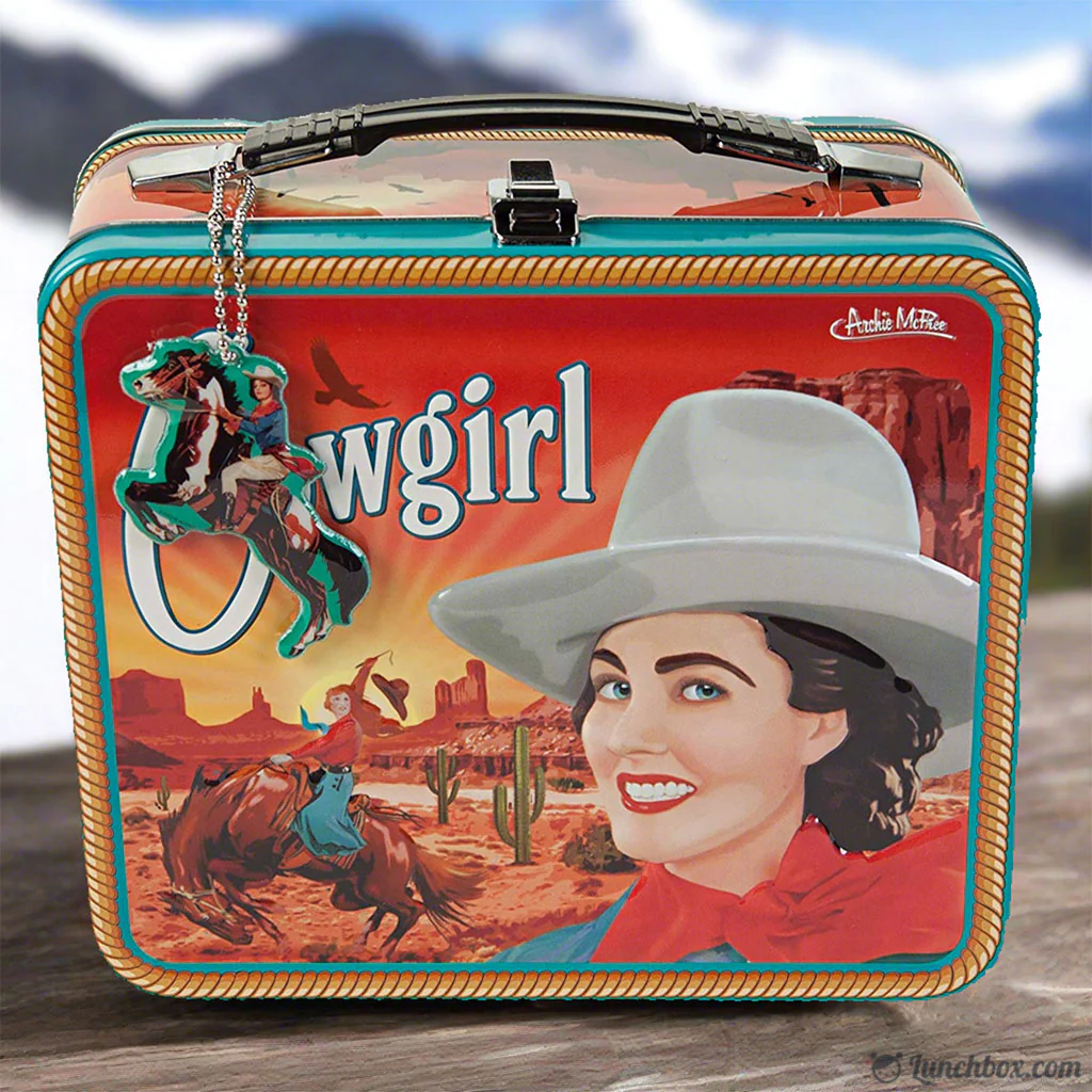 Cowgirl Metal Lunch Box - Image 8