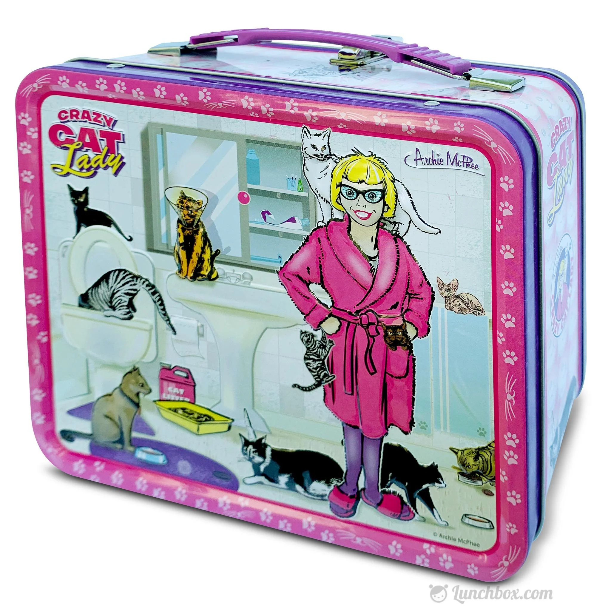 Crazy Cat Lady Lunch Box - Image 2