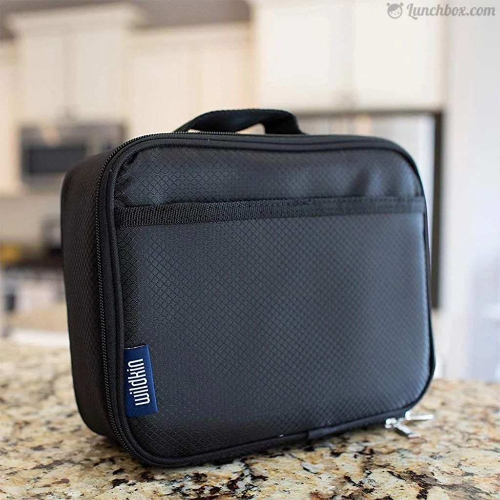 Diamond Weave Insulated Lunch Box - Black - Image 3
