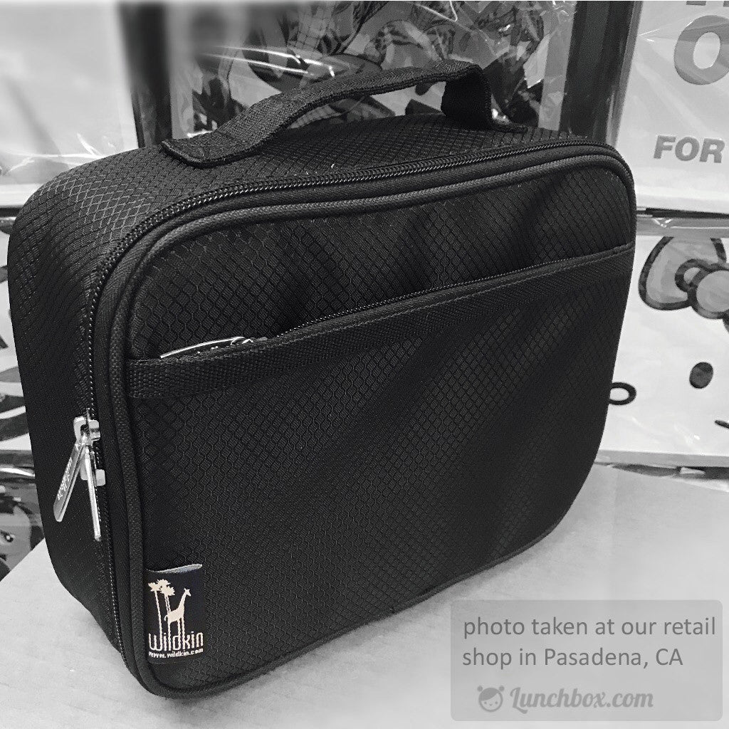 Diamond Weave Insulated Lunch Box - Black - Image 5