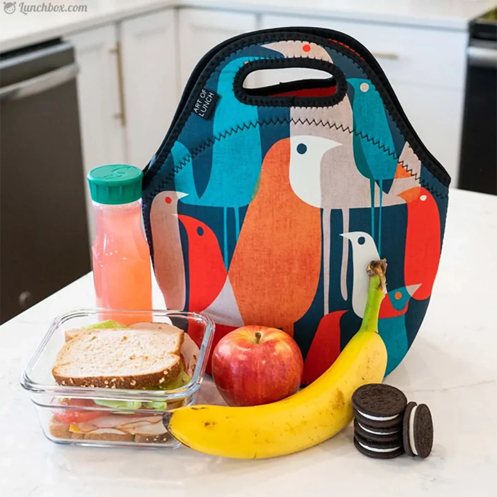 Flock of Birds Insulated Lunch Bag - Image 2