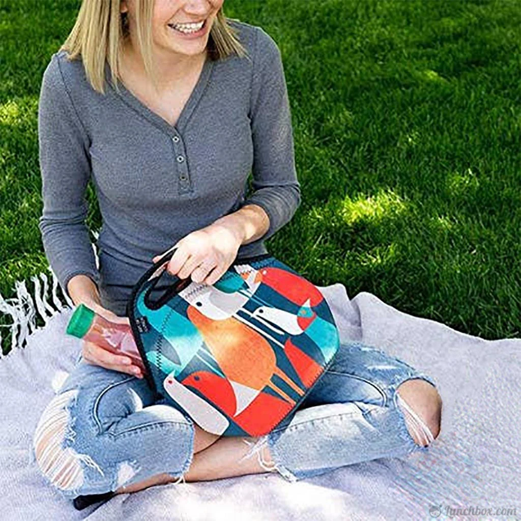 Flock of Birds Insulated Lunch Bag - Image 4