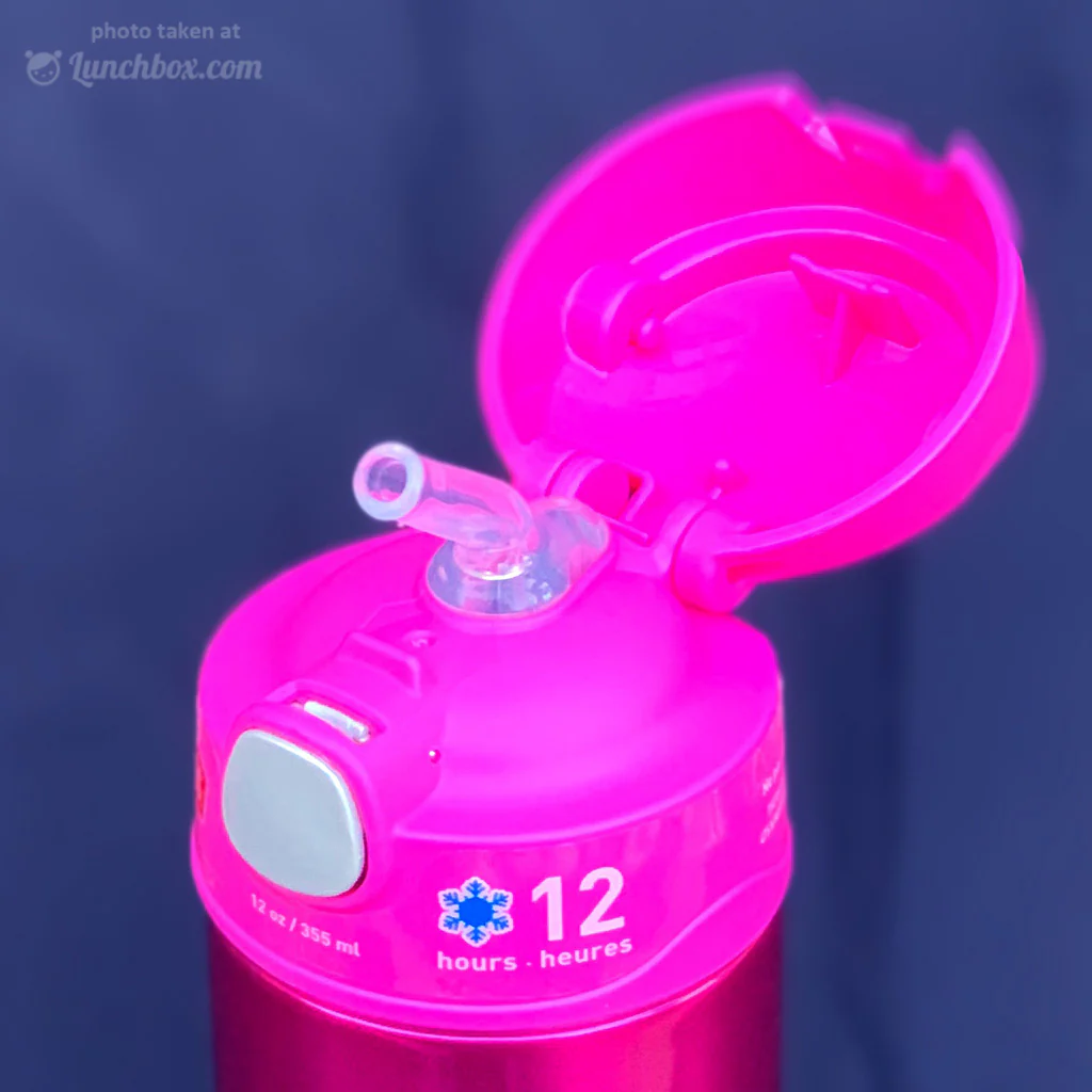 Kids Drink Thermos Bottle - Pink - Image 7