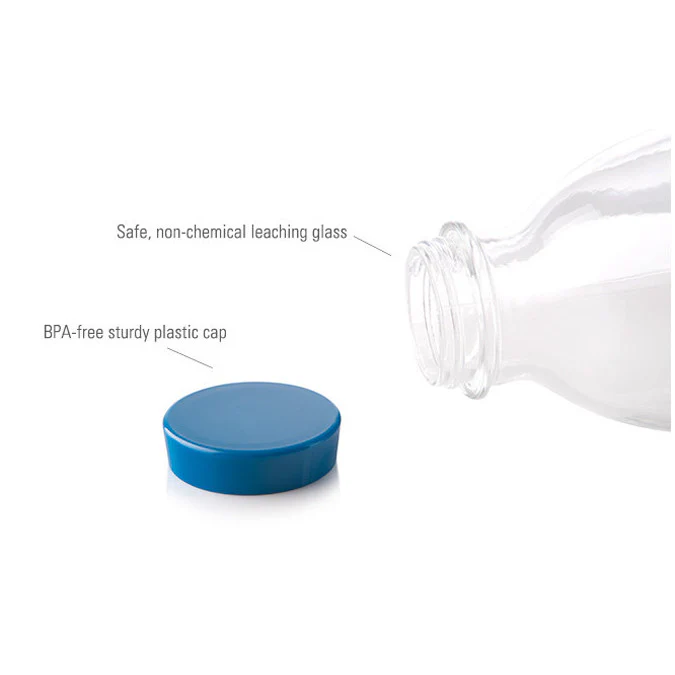 Don’t Waste the Taste Glass Water Bottle - Image 4