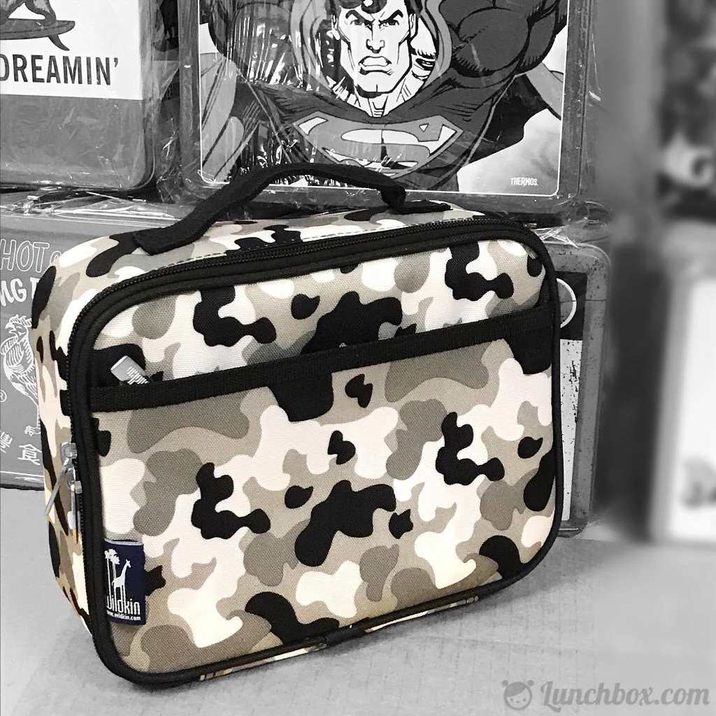 Gray Camo Insulated Lunch Box - Image 5