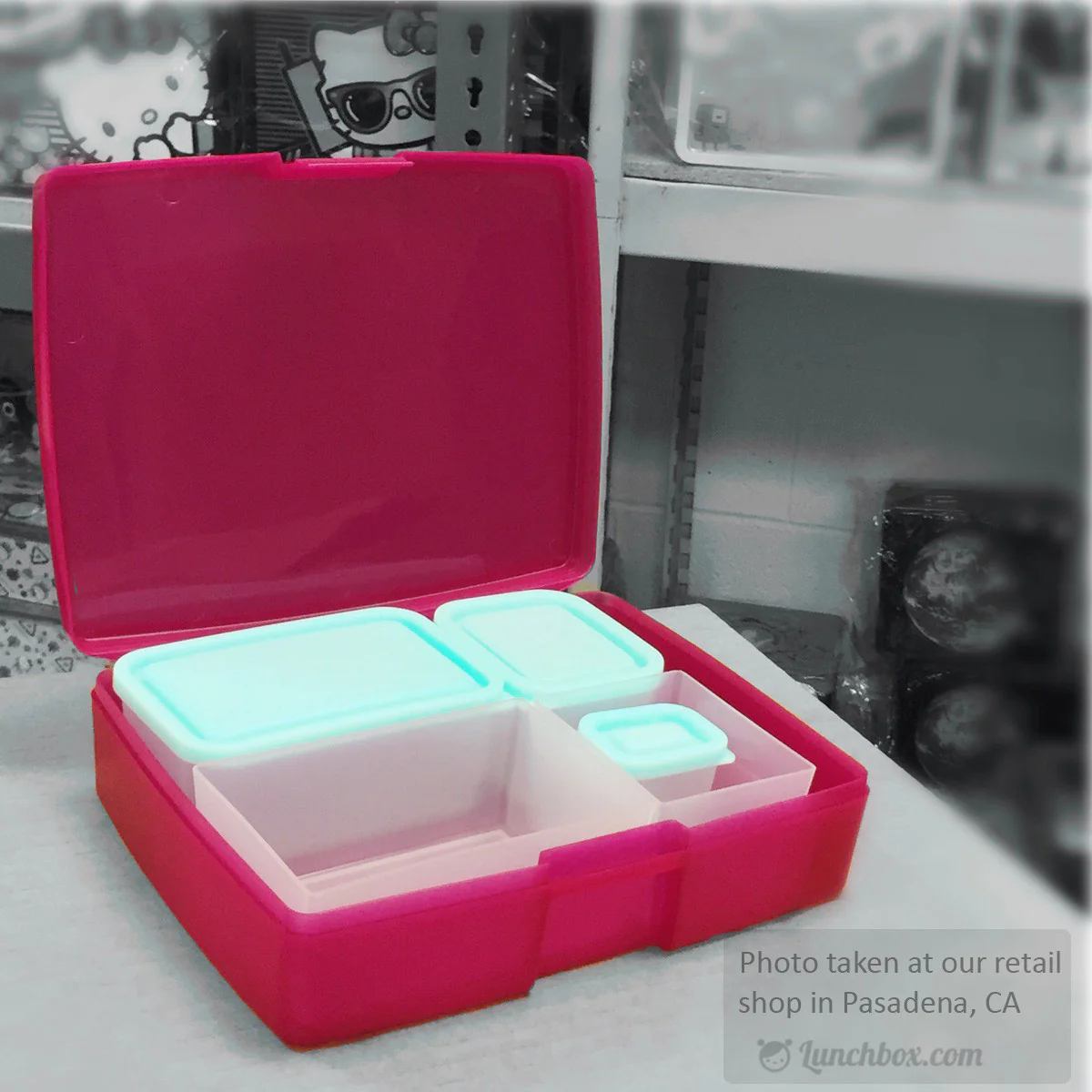 Classic Bento Lunch Box - Raspberry Blue - Image 6