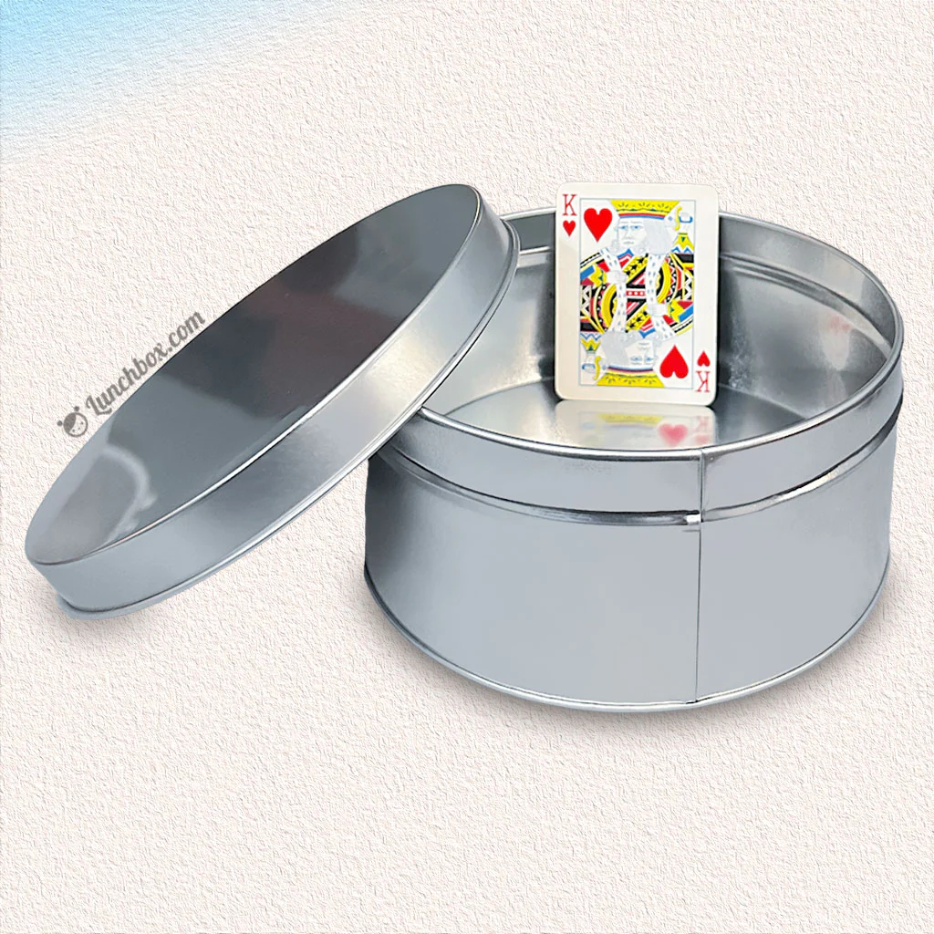 Large Round Tin Box - Image 3