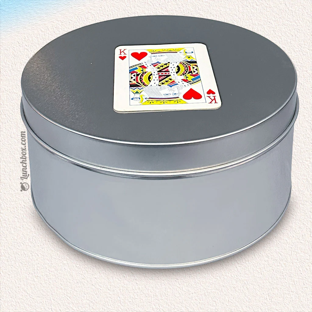 Large Round Tin Box - Image 5