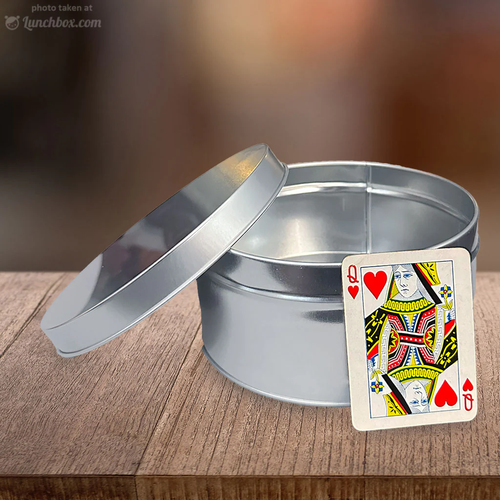 Large Round Tin Box - Image 7