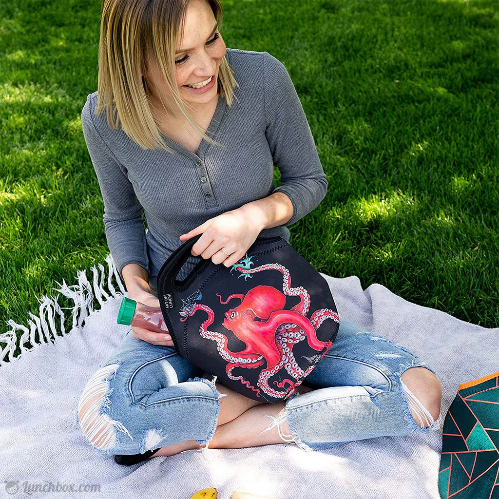 Octopus Insulated Lunch Bag - Image 3