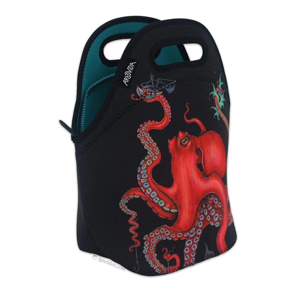 Octopus Insulated Lunch Bag - Image 5