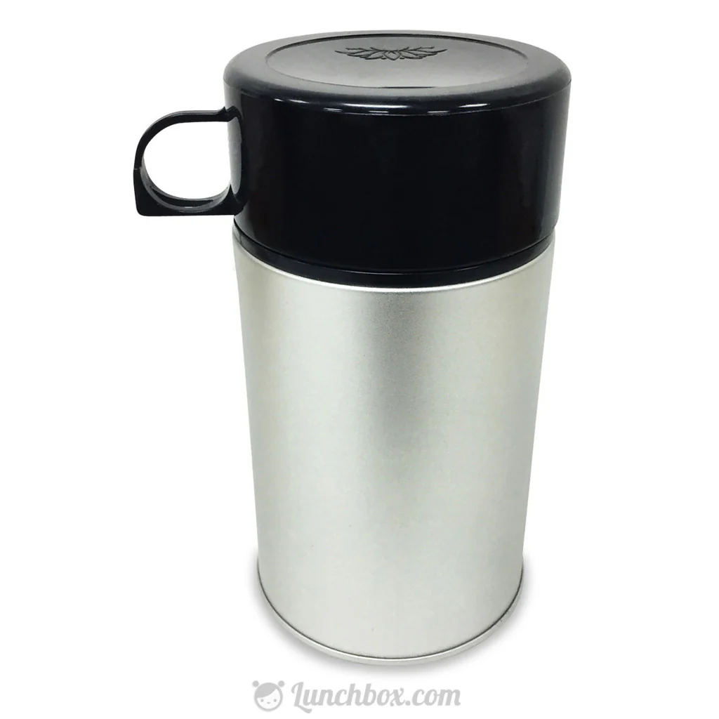 Plain Metal Lunch Box and Insulated Bottle - Image 3