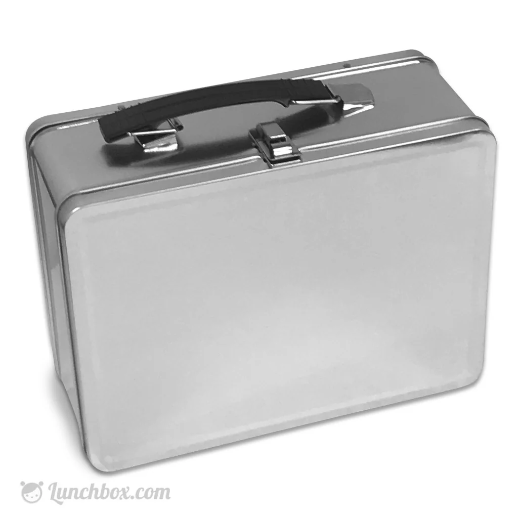 Plain Metal Lunch Box and Insulated Bottle - Image 4