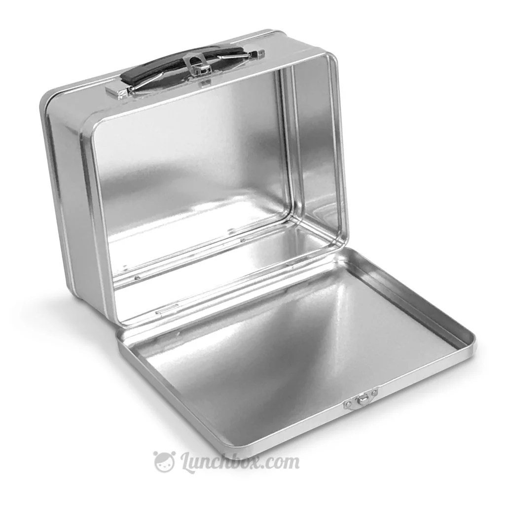 Medium Plain Metal Lunch Box - Image 3