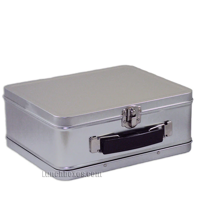 Medium Plain Metal Lunch Box - Image 4