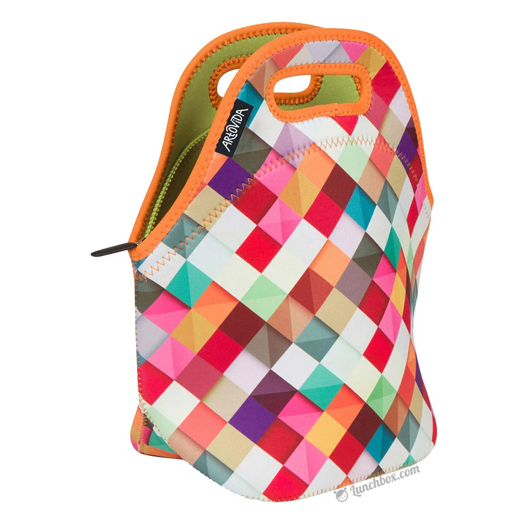 Rainbow Diamonds Insulated Lunch Bag - Image 2