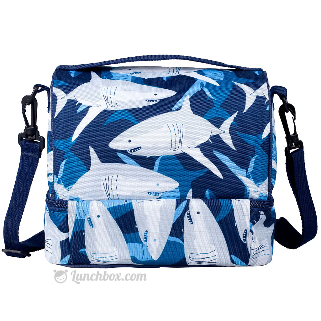 Double Decker Lunch Box - Sharks - Image 2