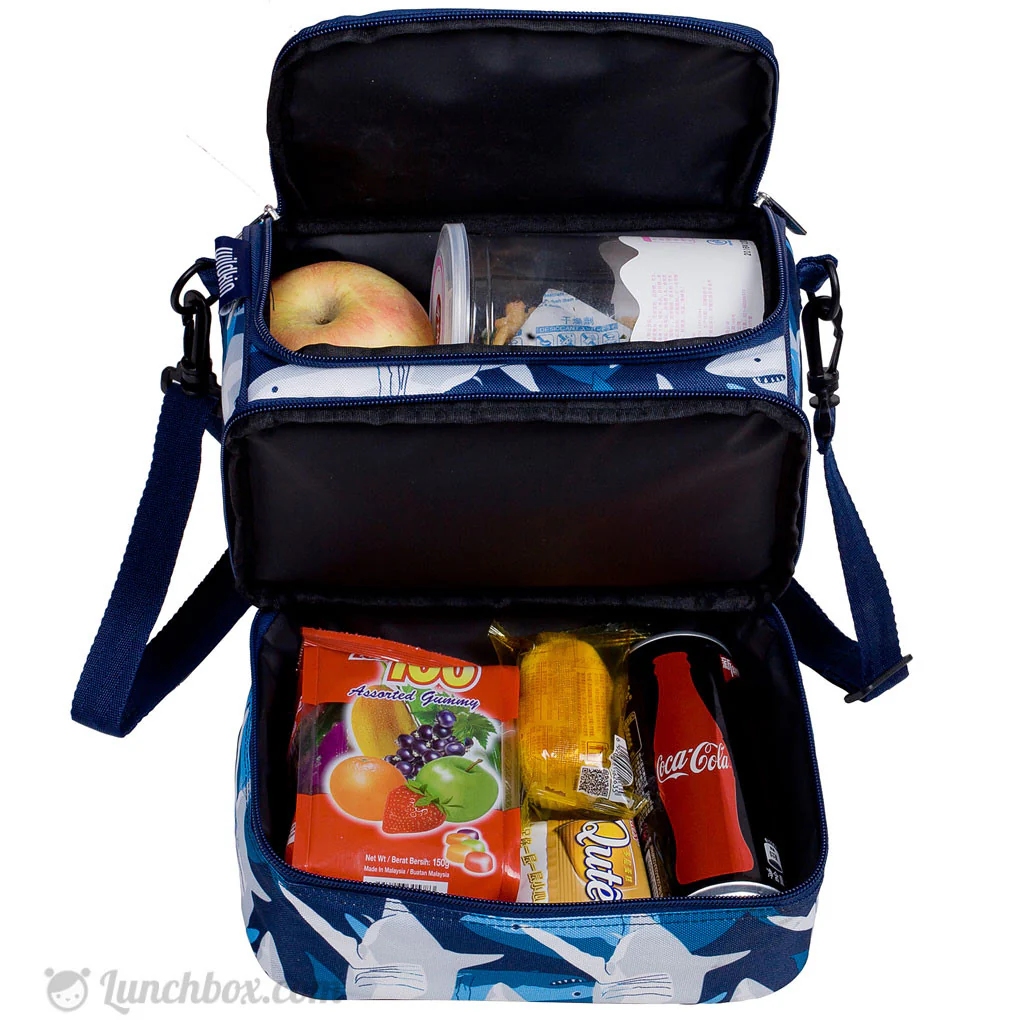 Double Decker Lunch Box - Sharks - Image 3