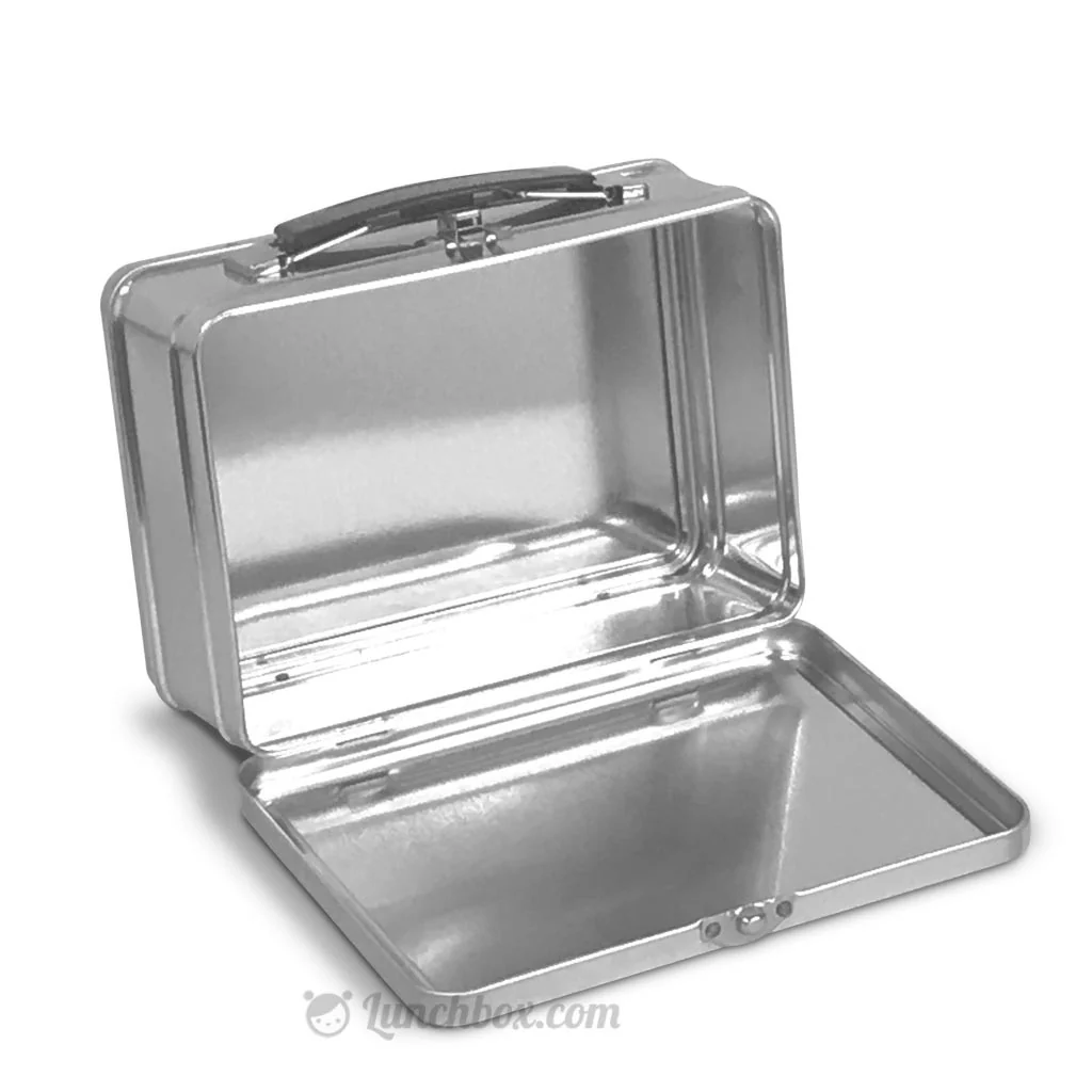 Small Plain Metal Lunch Box - Image 3