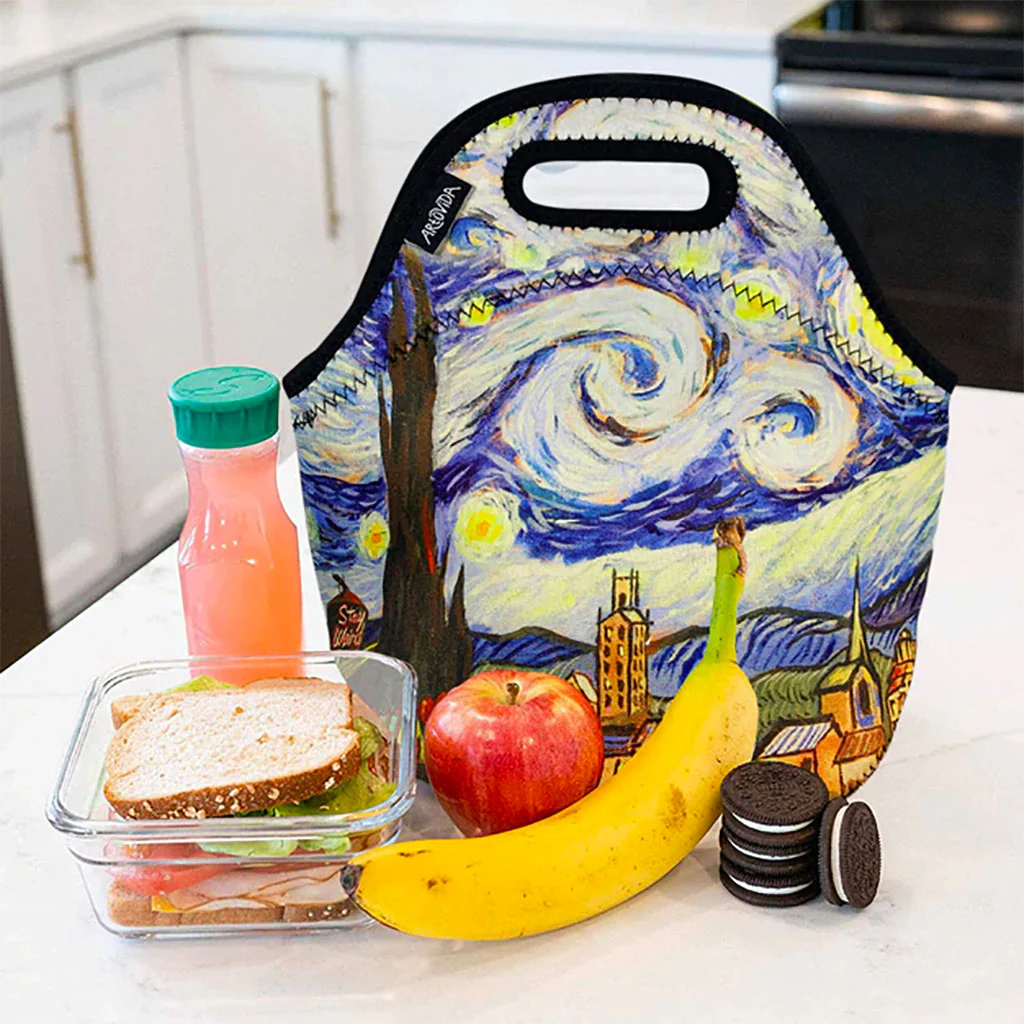 Starry Night Insulated Lunch Bag - Image 2