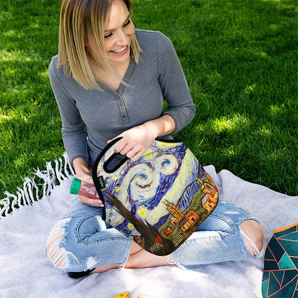 Starry Night Insulated Lunch Bag - Image 3