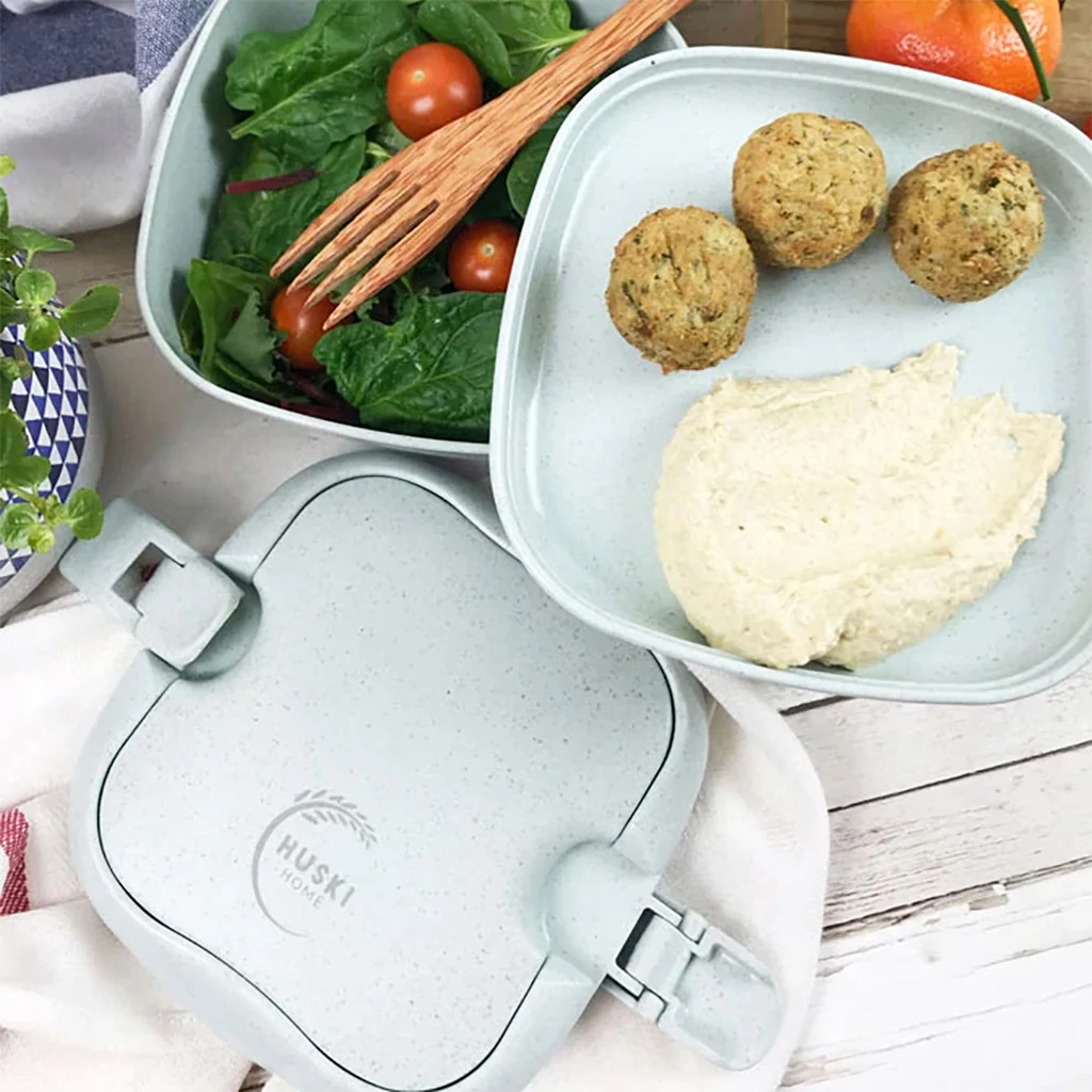Sustainable Bento Lunch Box - Light Green - Image 3
