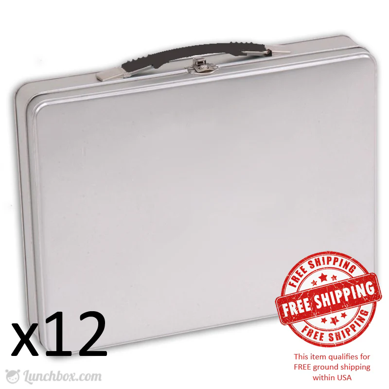 Briefcase Attache Lunch Box - Case of 12